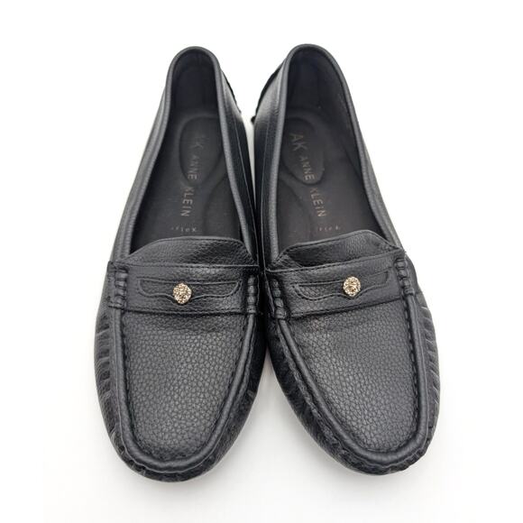 Anne Klein Snippie Slip-On Loafer Shoes Round Toe Women's Black Size US9M EU40 - Picture 9 of 11